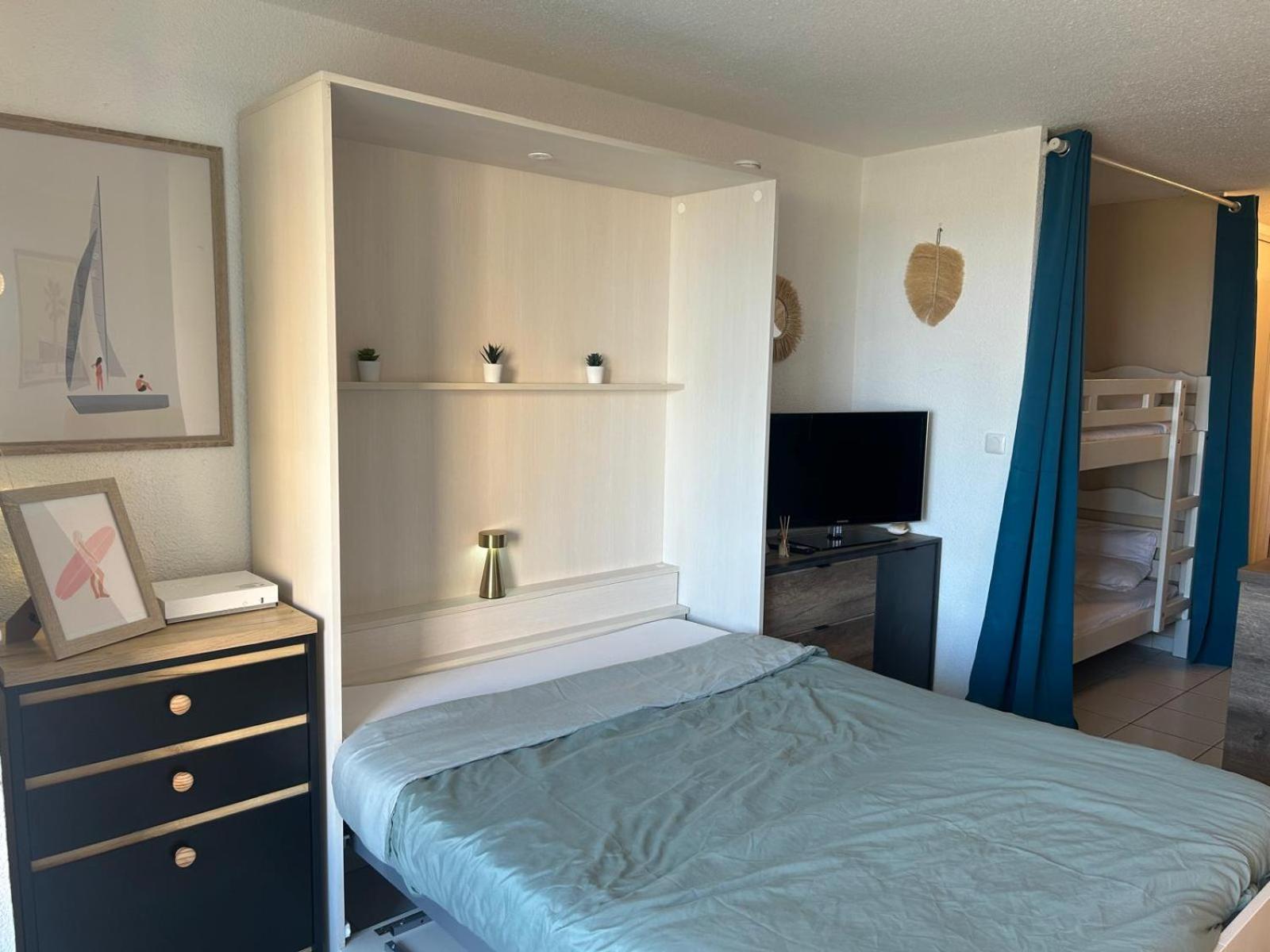 Appartement Front De Mer Le Barcares Bagian luar foto