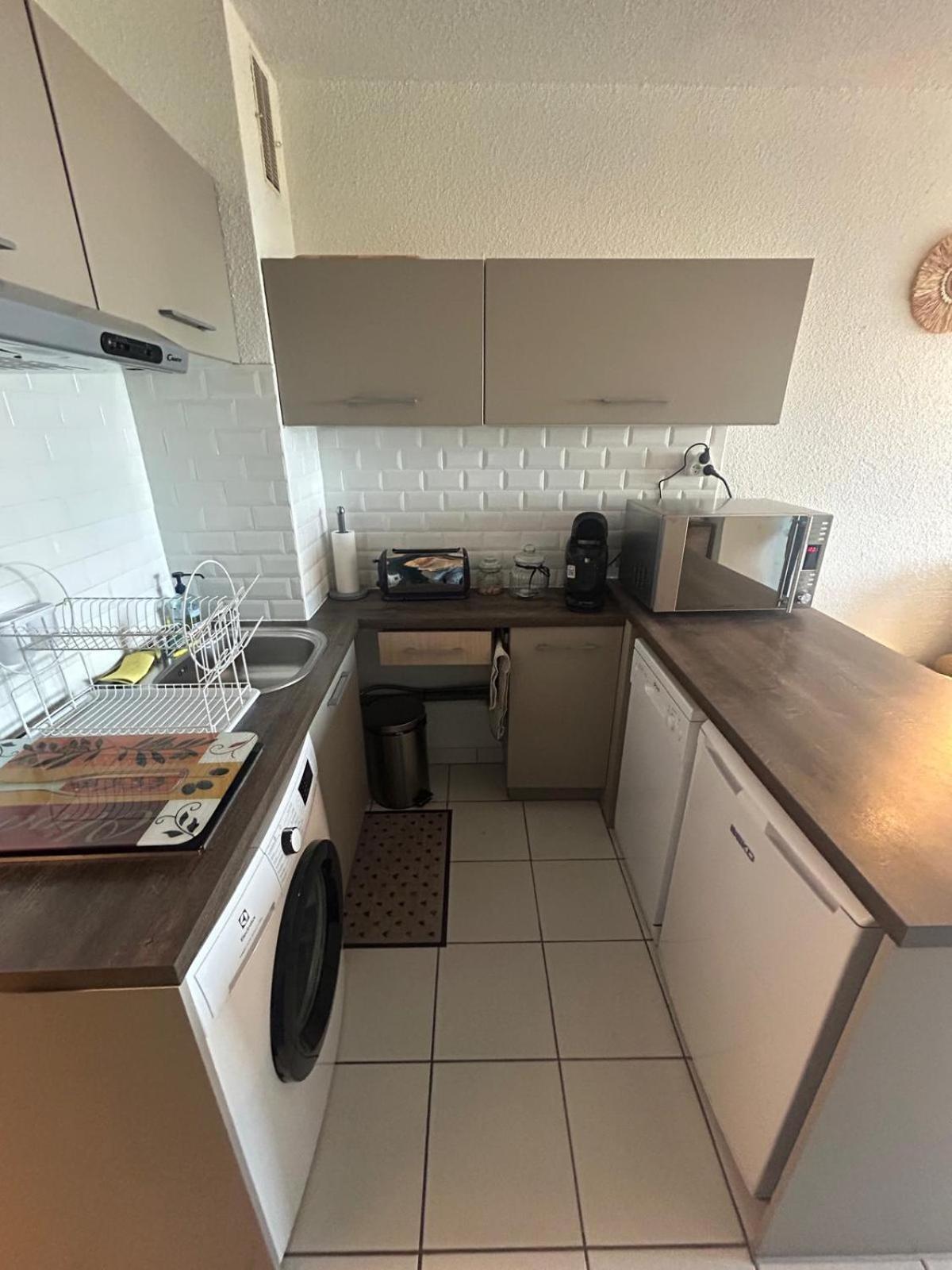 Appartement Front De Mer Le Barcares Bagian luar foto