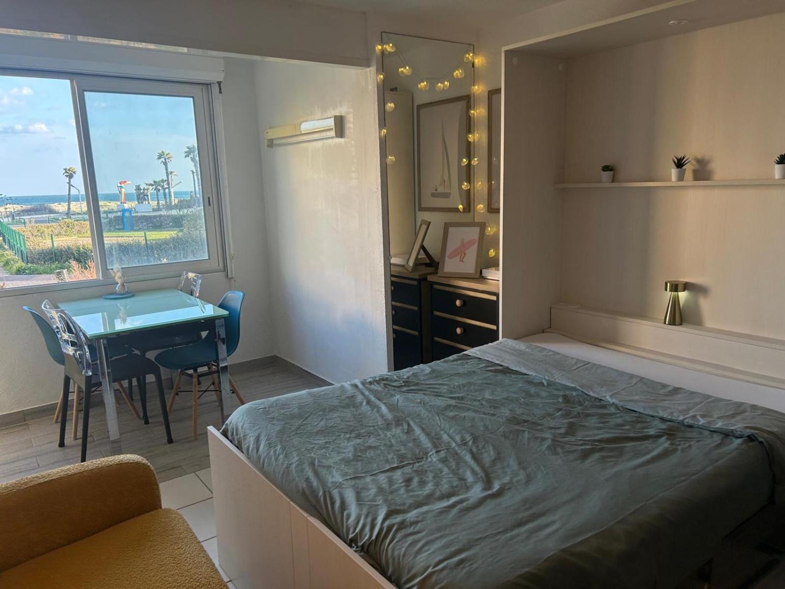 Appartement Front De Mer Le Barcares Bagian luar foto